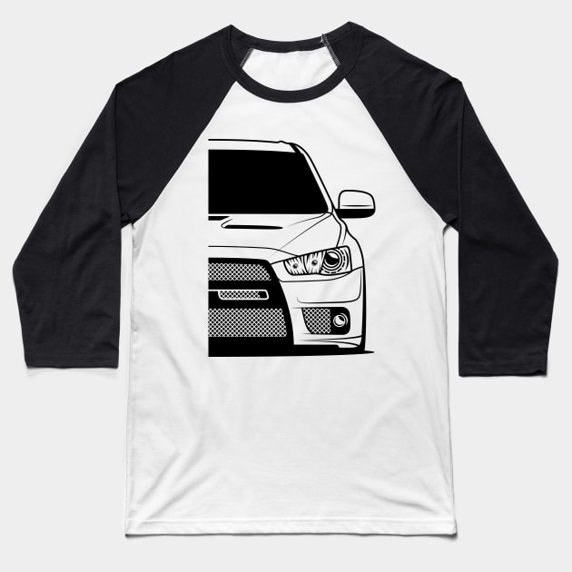 JDM EVO X Baseball T-Shirt by GoldenTuners